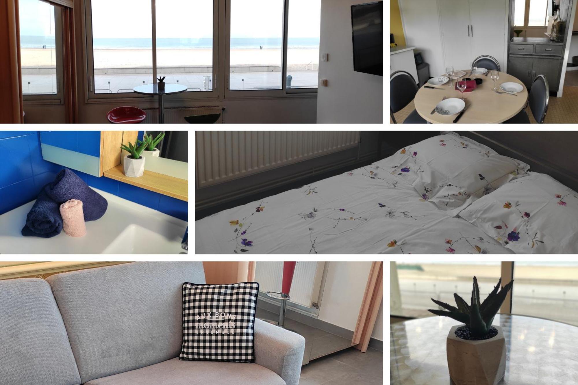 Malo-Les-Bains Rdc Avec Terrasse Privee En Face De La Mer Dunkirk Exteriör bild